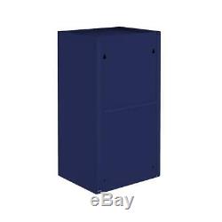 Smart 25.19 in. H x 13.77 W x 11.22 D Floating Cabinet in Blue Set