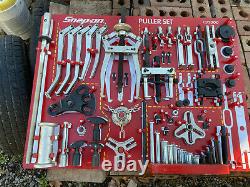 SnapOn Master Interchangeable Puller Set CJ2000 Tool Board Cabinet
