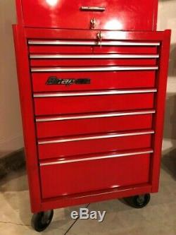 Snap-On 26 Tool Box set Top Chest KRA2055 and Roller Cabinet KRA2007 NICE