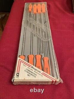 Snap On SDDXL80O Combo Cabinet Screwdriver Set Orange Brand New In package