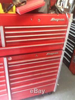 Snap-on Snapon tools Chest and lower cabinet Set KR690 KR560 Nice used wear