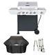 Stainless Steel 5 Burner Propane Gas Grill Side Burner With Cabinet Tool Set Kit