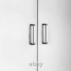 Stainless Steel Double Access Doors Wall Hanging Cabinets Set Premium