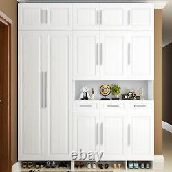 Stainless Steel T bar Modern Kitchen Cabinet Door Handles Drawer Pulls Knobs Lot