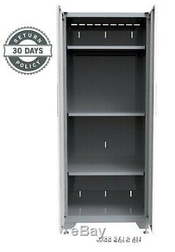 Steel Garage Cabinet Set Storage Drawers 8 Pc Welded Metal Industrial Organizer