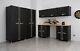 Trinity Pro Tsnpbk-0614 8-piece Garage Cabinet Set Black