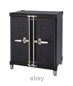 TRINITY PRO TSNPBK-0614 8-Piece Garage Cabinet Set Black