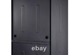 TRINITY PRO TSNPBK-0614 8-Piece Garage Cabinet Set Black