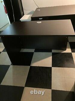 Telework, Homeschool Boss Brand Office Desks & File Cabinets 4 Piece Set Mocha