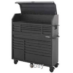 Tool Chest Combos 56 in. W 23-Drawer, Deep and Rolling Cabinet Set, Matte Black