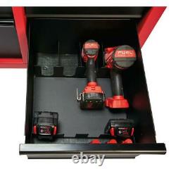 Tool Chest/Rolling Cabinet Set 18 in. D x 62.5 in. H x 49.25 in. W 16-Drawer Red