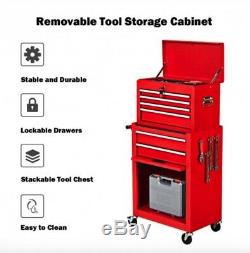 Tool Chest Rolling Cabinet withDrawers Combo Garage Box Mechanic Set Kit Organizer