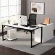 Tribesigns L-shaped Executive Office Desk With File Cabinet Business Furniture Set