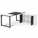 Tribesigns Modern L-shaped Computer Desk And File Cabinet Set For Home Office