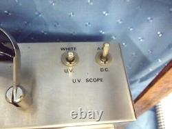 UV Scope with Stainless Steel Cabinet White Lamp & 2 UV Lamp Settings