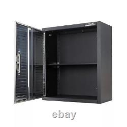 UltraHD 5-Piece Garage Cabinet Set with Adjustable Workbench