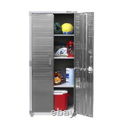 UltraHD 5-Piece Garage Cabinet Set with Adjustable Workbench Granite