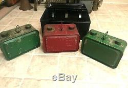 VERY RARE! Bear Brand Auto Cabinet Running Board Cans Box Set