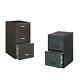 Value Pack (set Of 2) Drawer Filing Cabinet In Black And Charcoal