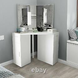 Vanity Set Storage Cabinet Makeup Table Dressing Table With Drawer