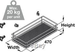 Vauth-Sagel VS SUB Side Pull Out Kitchen Storage Basket Set 300mm Cabinet Width