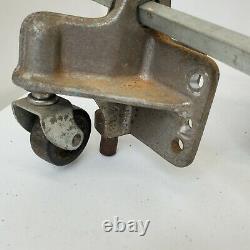 Vintage Craftsman Radial Saw tool box cabinet Caster wheels Set, parts repair