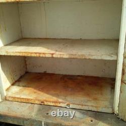 Vintage Youngstown Metal Kitchen Garage Cabinets Boomerang Handles we ship$$