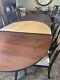 Vntg Antique Davis Cabinet Co. Brand Dining Room Table & 12 Chairs