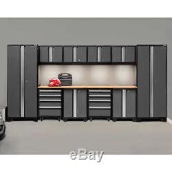 Warehouse Steel Cabinet Set Workshop 12-PC Car Garage Metal Storage Furniture