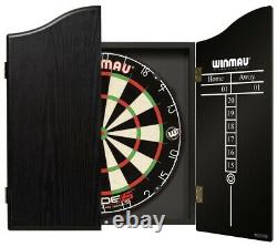 Winmau Championship Dartboard, Darts & Cabinet Full Set Blade 5 Professional