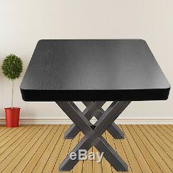 23.6x28.3table Table X-style Black Ensemble De 2 Pieds Armoire De Bureau Avec Canapé