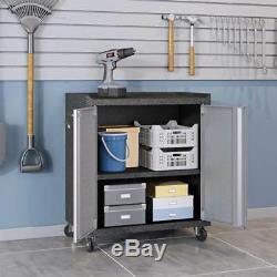 3-pc Mobile Fortress Space-saving Steel Garage Situé Dans Gray ID 3788439