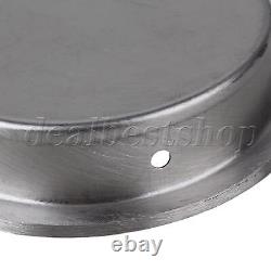 50Ensembles de poignées de placard en acier inoxydable 304 argenté, de forme circulaire et encastrées, d'un diamètre extérieur de 70 mm.