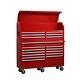 61 P. 100. W 18-drawer Combination Tool Chest And Rolling Cabinet Set In Gloss Red