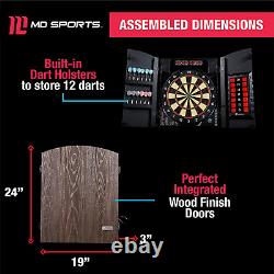 Armoire de fléchettes à multiples styles Smart Dartboard avec score numérique X/O Cricket