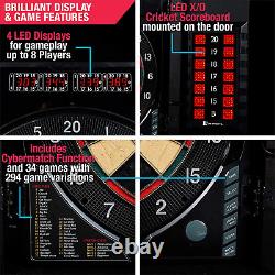 Armoire de fléchettes à multiples styles Smart Dartboard avec score numérique X/O Cricket