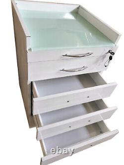 Armoire de rangement dentaire 5 tiroirs chariot utilitaire mobile armoire médicale bureau Stor