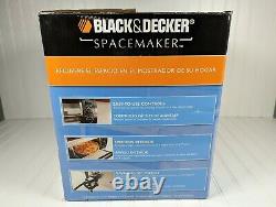 Black & Decker Under Cabinet Spacemaker Grille-pain Four Tros 500b Noir Nouveaut En Box
