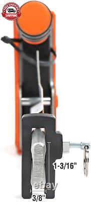 Cabinet Maître Serre-joint à mâchoire parallèle 90° de 24 pouces + Ensemble de 2 serre-joints à barre en acier