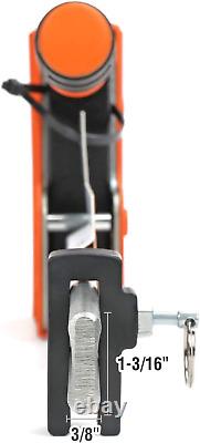 Cabinet Master 24 pouces Serre-joint à mâchoires parallèles à 90° + lot de 2 serre-joints à barre en acier.