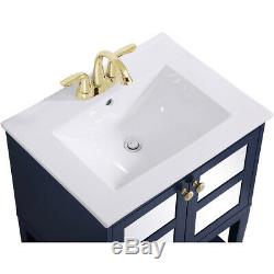 Éclairage Élégant Vf2101mrbl Mason Bleu Set Vanity Sink