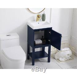 Éclairage Élégant Vf2518bl Mason Bleu Set Vanity Sink