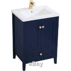 Élégant Éclairage Vf-2001bl Aqua Bleu Set Vanity Sink
