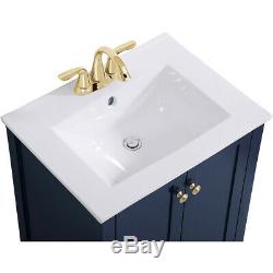 Élégant Éclairage Vf-2003bl Mod Bleu Vanity Sink Set