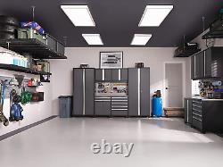 Ensemble de 6 pièces de cabinets de garage de la série Pro Gray Newage Products, 51916.