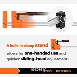 Ensemble de serre-joints Jorgensen 18 Bar, lot de 2 serre-joints parallèles à 90° de différentes tailles pour armoire.