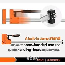 Ensemble de serre-joints Jorgensen 2-pack 30 Bar Clamp Set, 90° Presse parallèle Cabinet Master