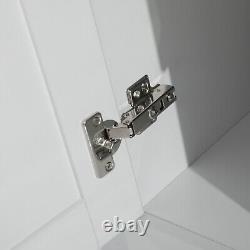 États-Unis, Ensemble de 24 armoires utilitaires blanches pour la lessive avec robinet et évier en acier inoxydable