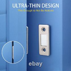 Ferme-porte magnétique robuste pour armoire à fermeture à loquet ultra-mince pour placard LOT