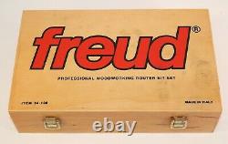 Freud 5pc Kit De Porte D'armoire 1/2 Routeur Bit Ensemble. 94-100. Un Nouveau Stock Non Utilisé